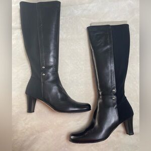 Taryn Rose Darrin-Napa Style Black Riding Boots- New in Box